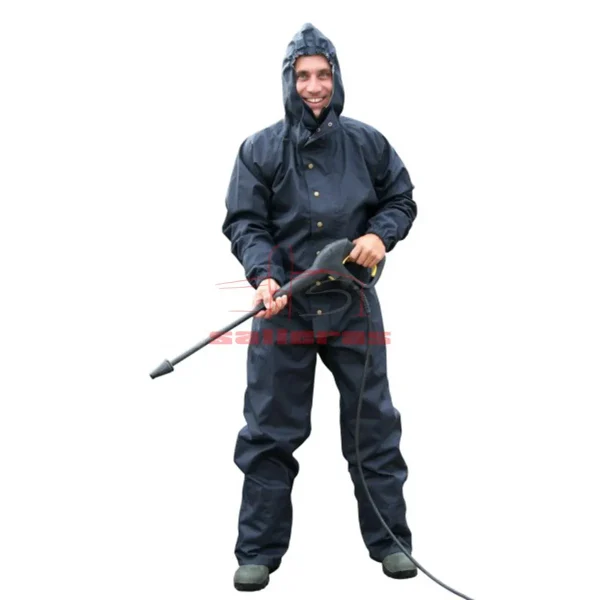 Mono de trabajo impermeable con capucha